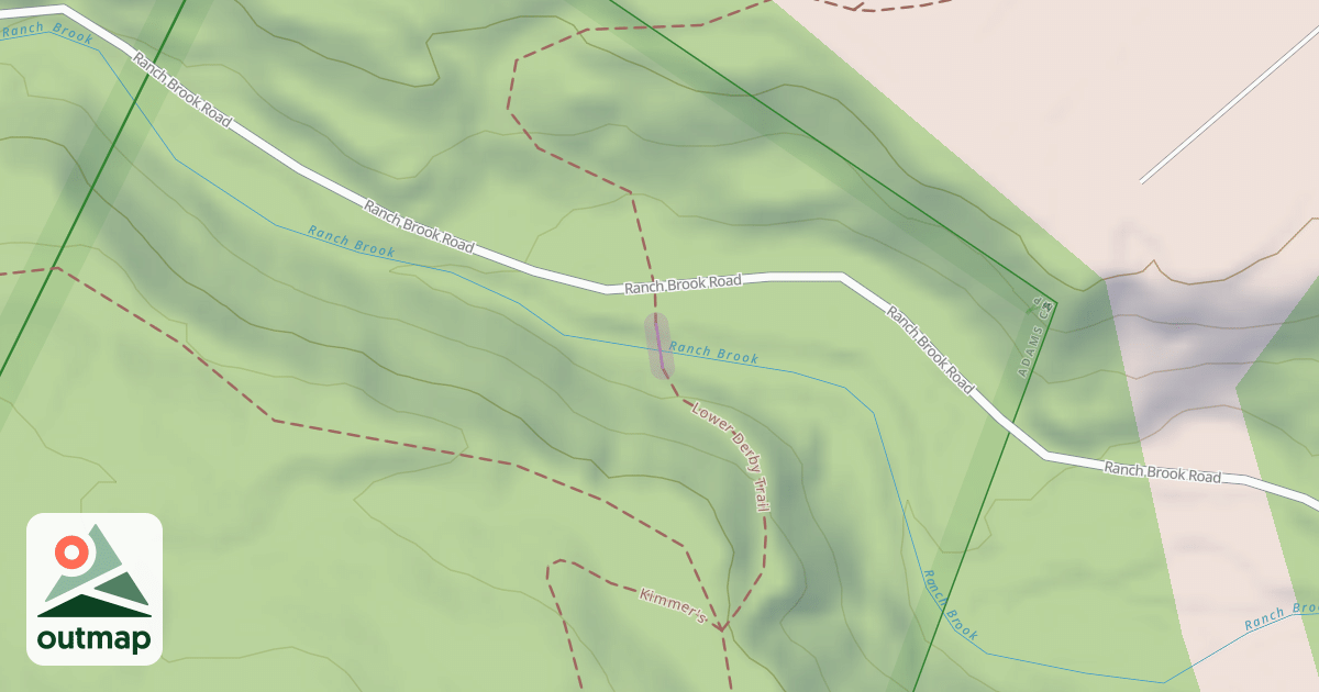 Map of Lower Derby Trail