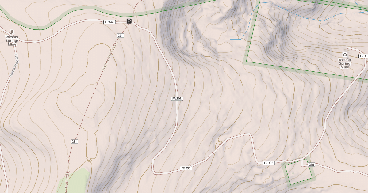 Map preview of WESNER SPR/MINE