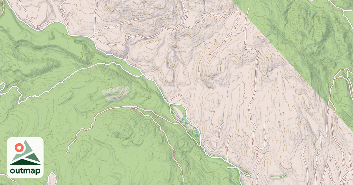 Map of LOWER TACOMA RIDGE