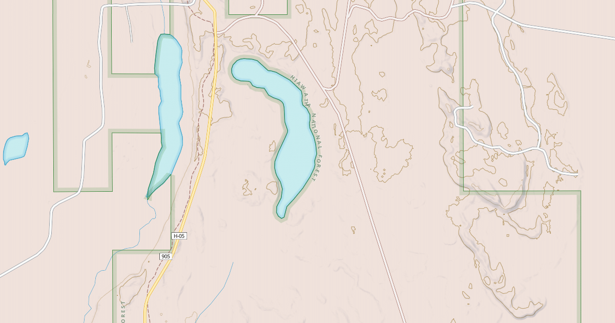 Map preview of SAUL LAKE
