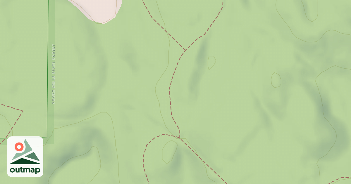 Map of Smoky Hills