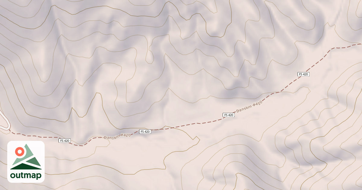 Map of Danskin #420