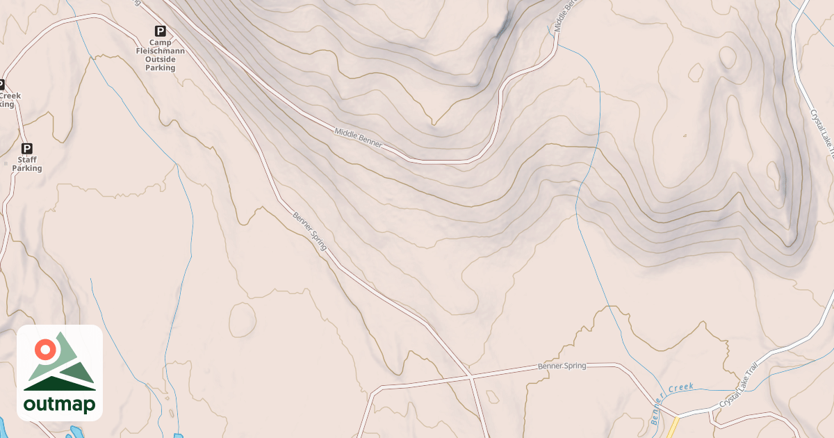 Map of BENNER SPRING DISPERSED