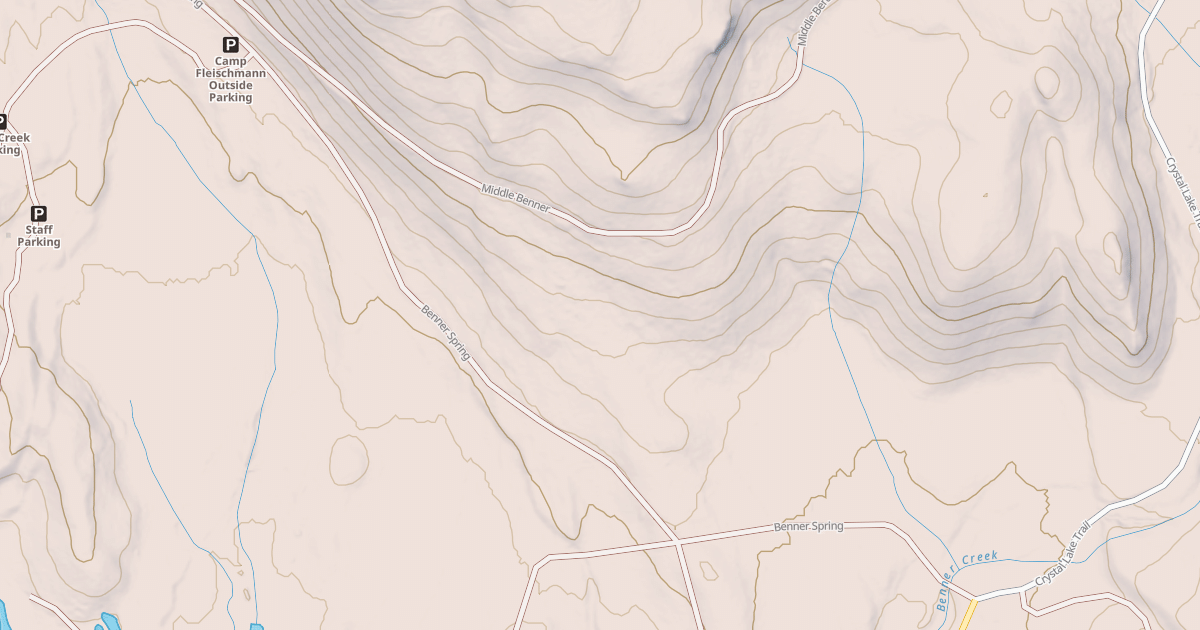 Map preview of BENNER SPRING DISPERSED