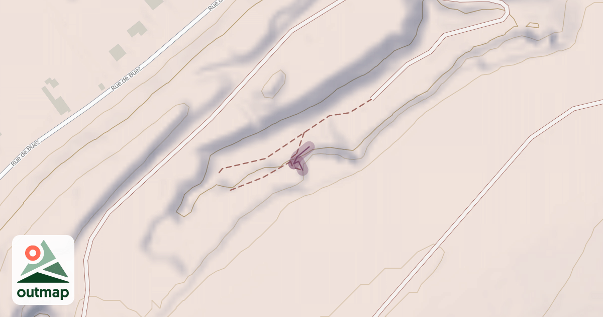 Map of Climbing Crag