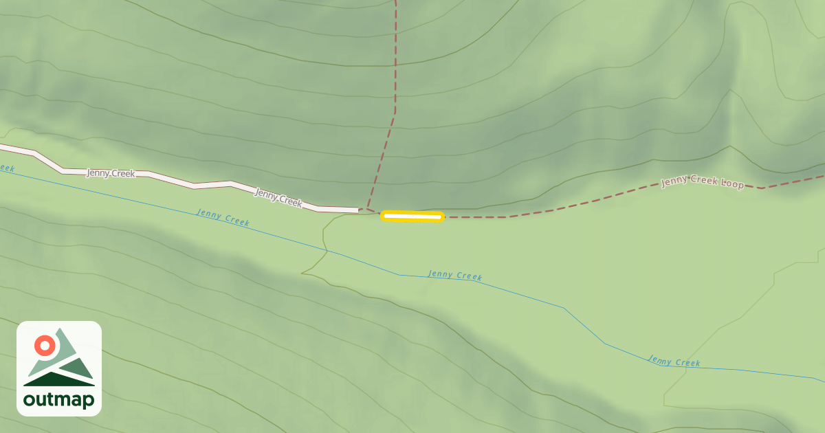 Map of Jenny Creek Loop