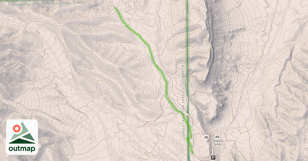 Map of Dead Horse Loop Southwest