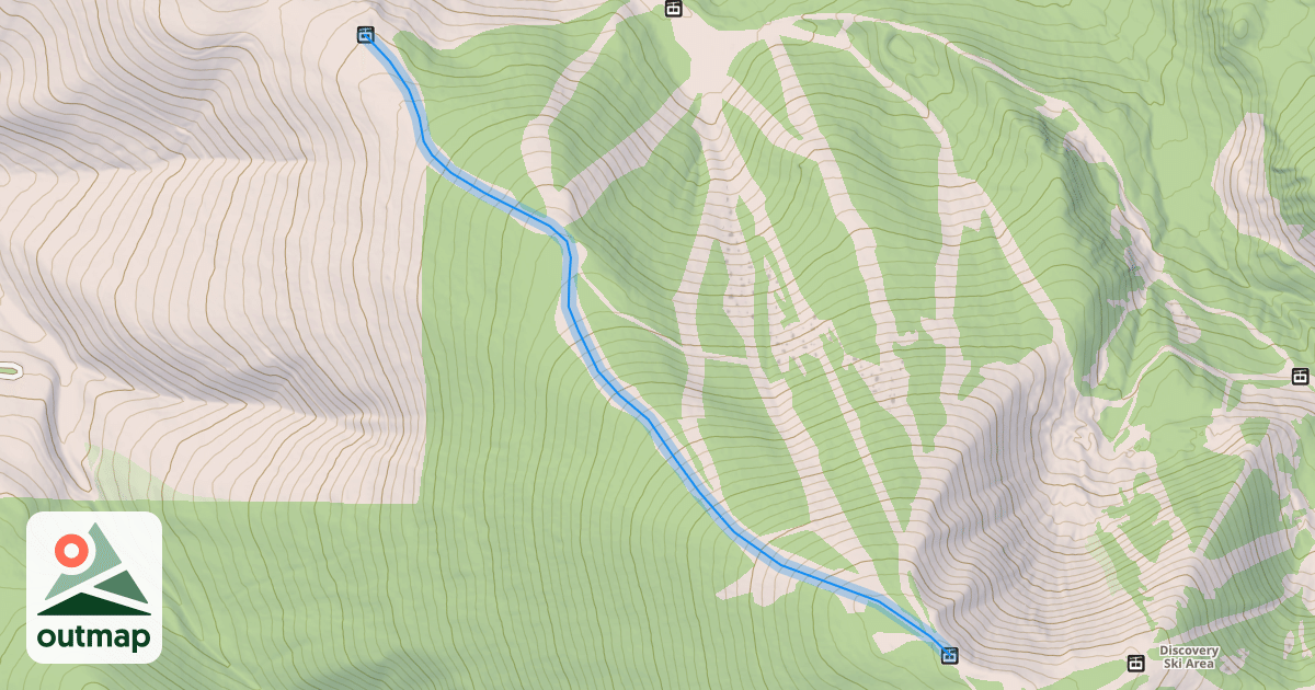 Map of Winning Ridge