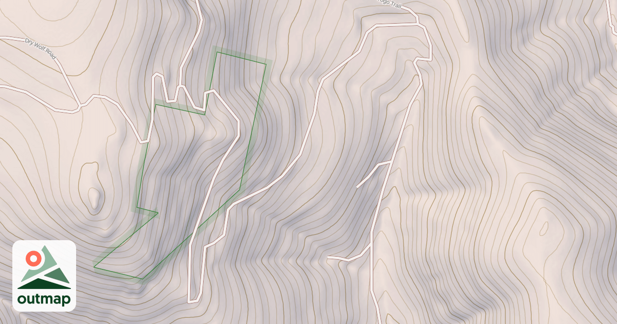 Map of BLUE DICK MINE