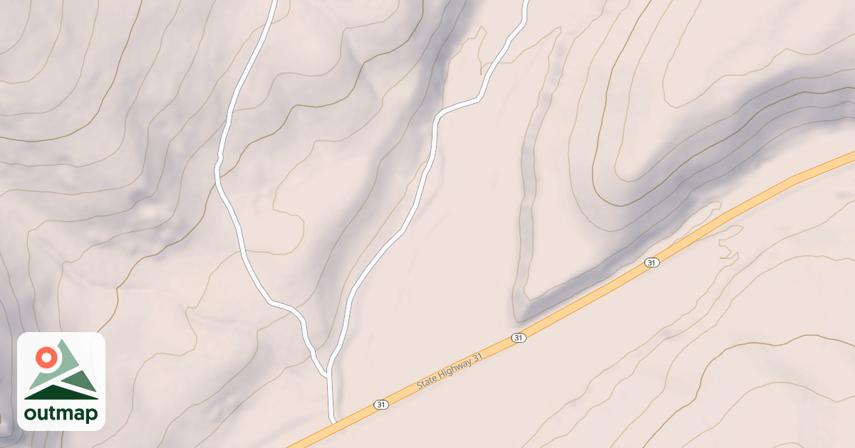 Map of NORTH FORK PINE CR