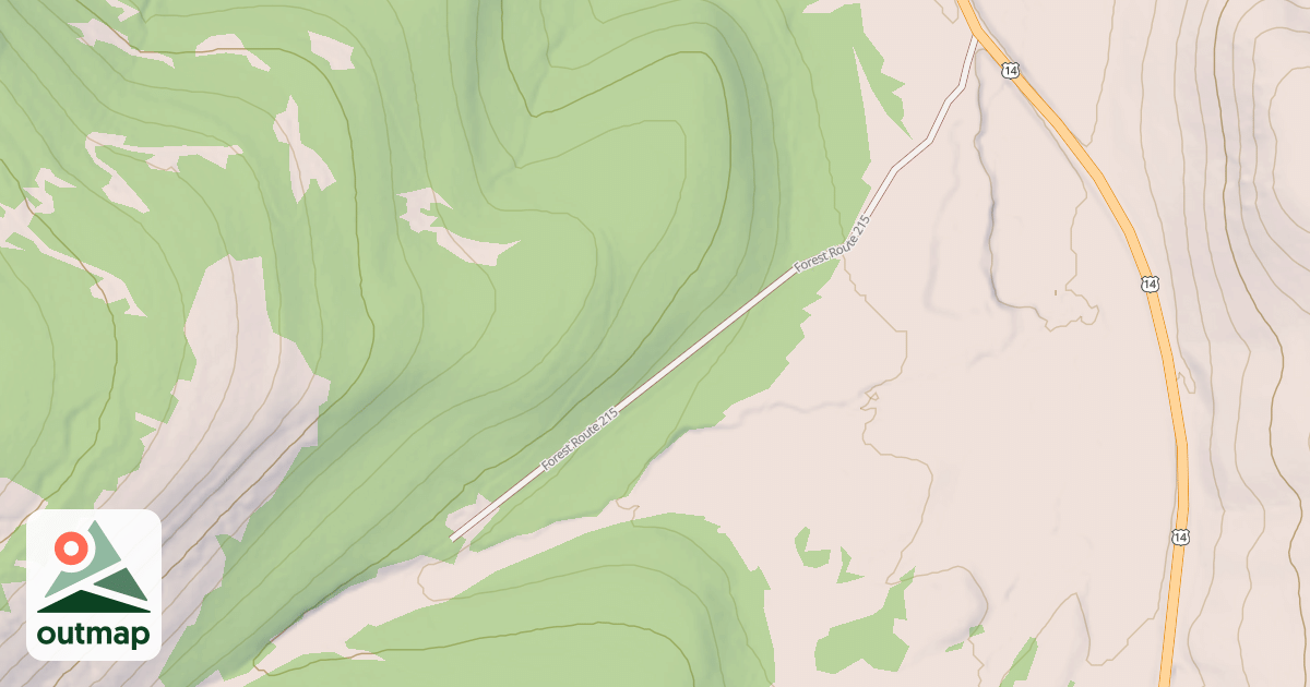 Map of ABER CREEK