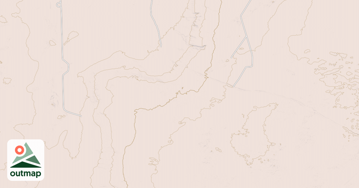Map of Hackberry Trail System - South Shugart Trails