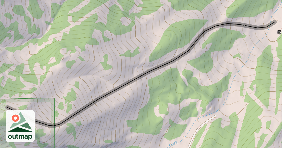 Map of Wildflower Downhill