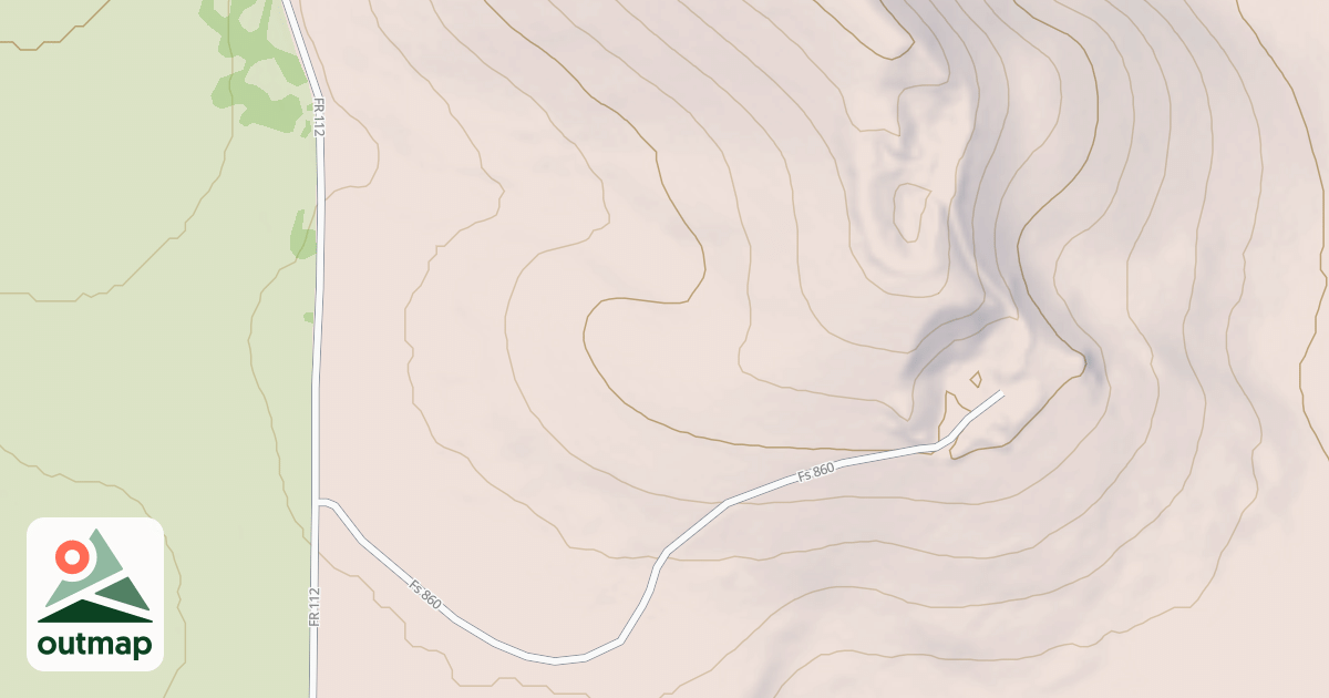 Map of USFS National Forest System Roads {47CB1578-35D6-4BA1-86B8-74CF73509135}