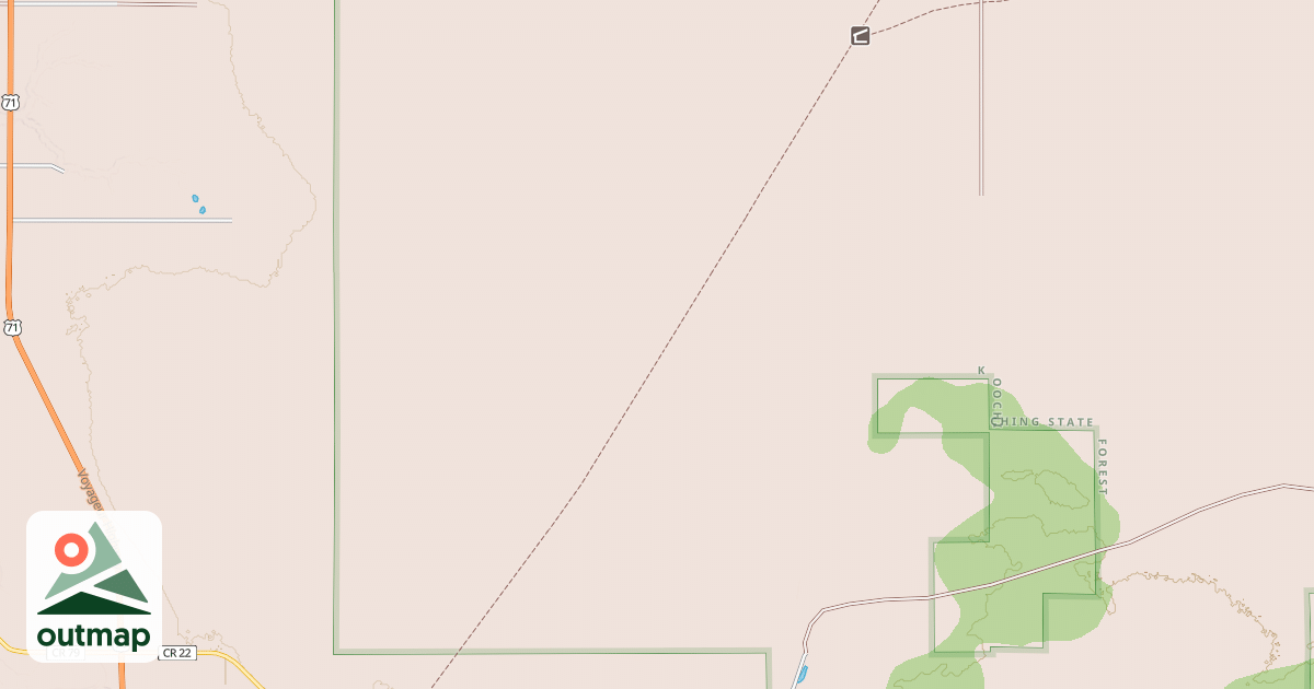 Map of Blue Ox State Trail MS84.029
