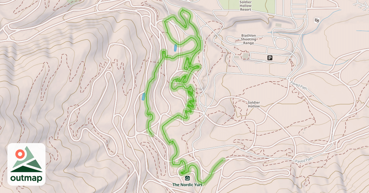 Map of Soldier Hollow (South)