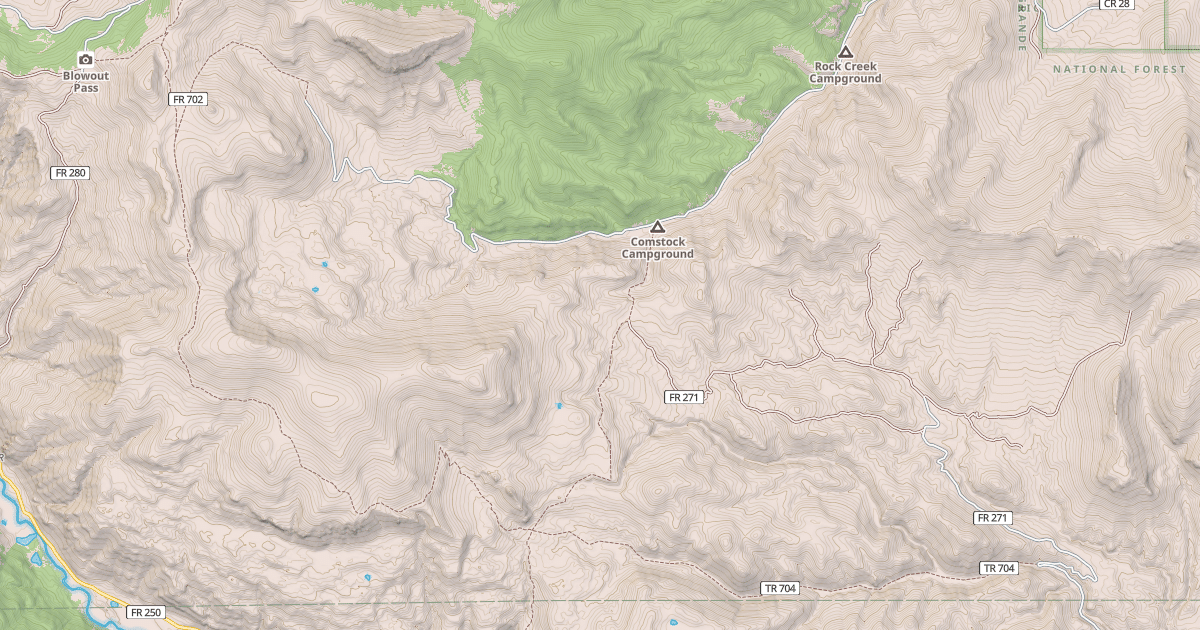 Map preview of SILVER MTN