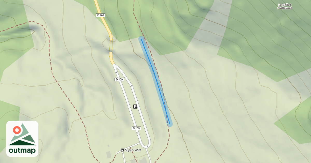 Map of Chamois