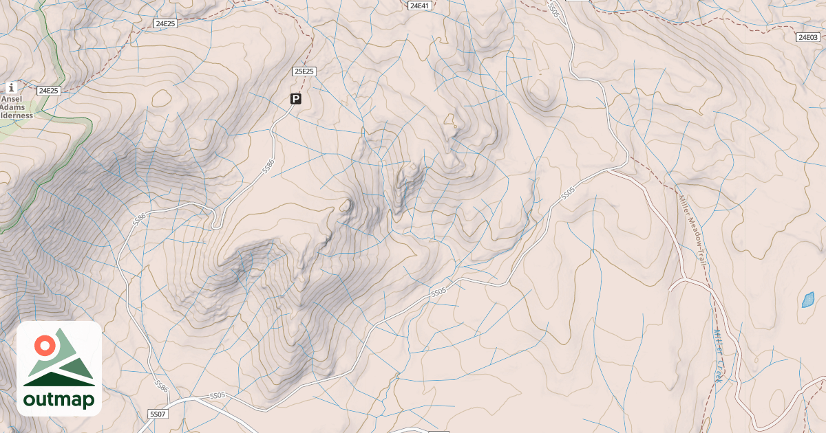Map of CLOVER MEADOW