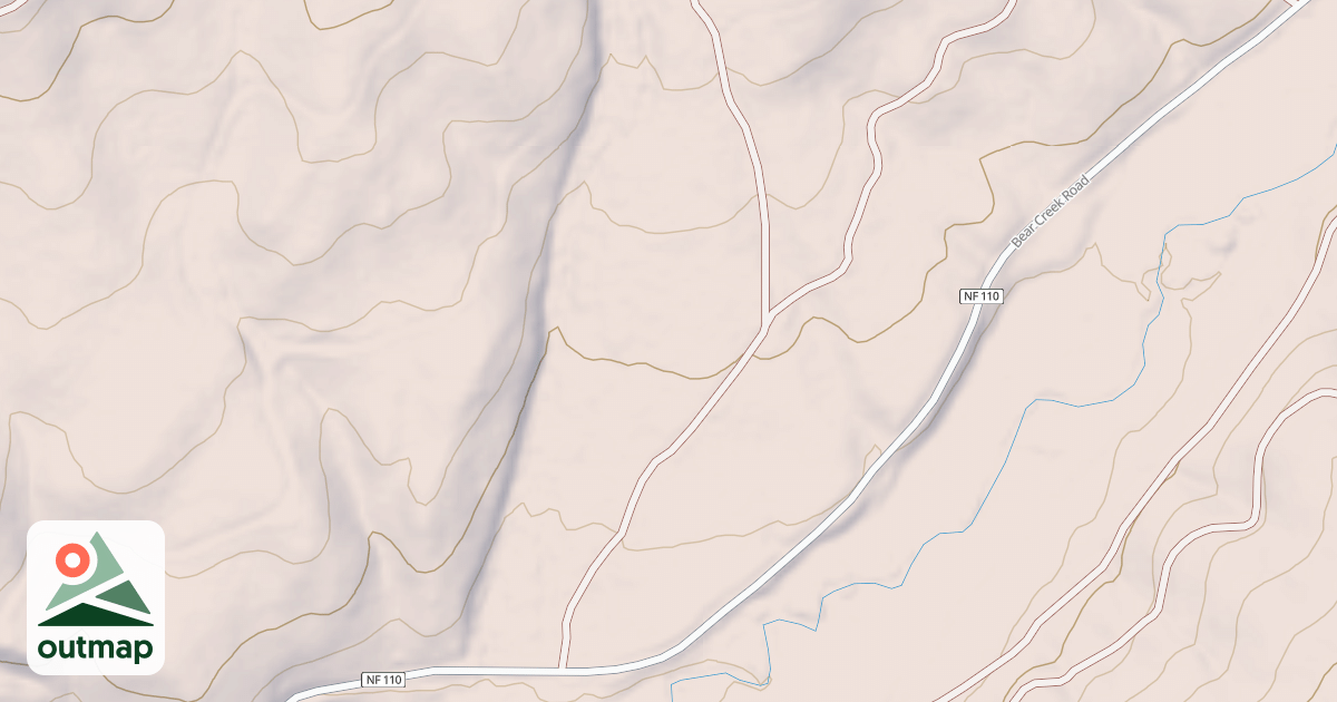 Map of BIG BEAR SPUR