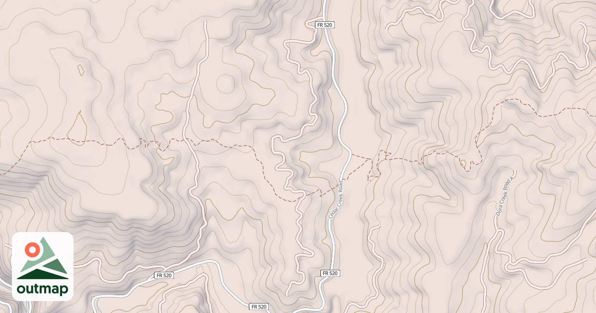 Map of CEDAR CREEK C