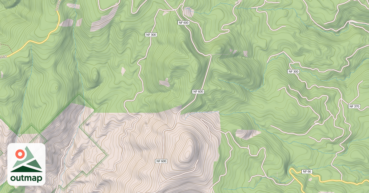 Map of USFS Motor Vehicle Use Map Roads {0904F742-CDB9-401B-AE46-F1865E6F2F54}