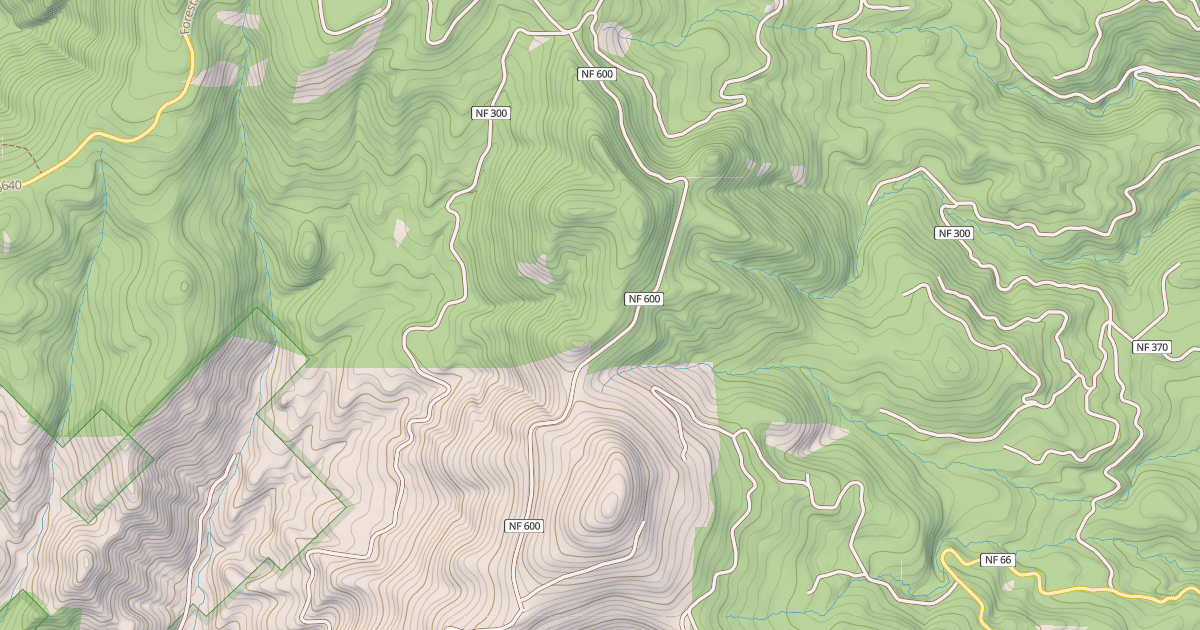Map preview of USFS Motor Vehicle Use Map Roads {0904F742-CDB9-401B-AE46-F1865E6F2F54}