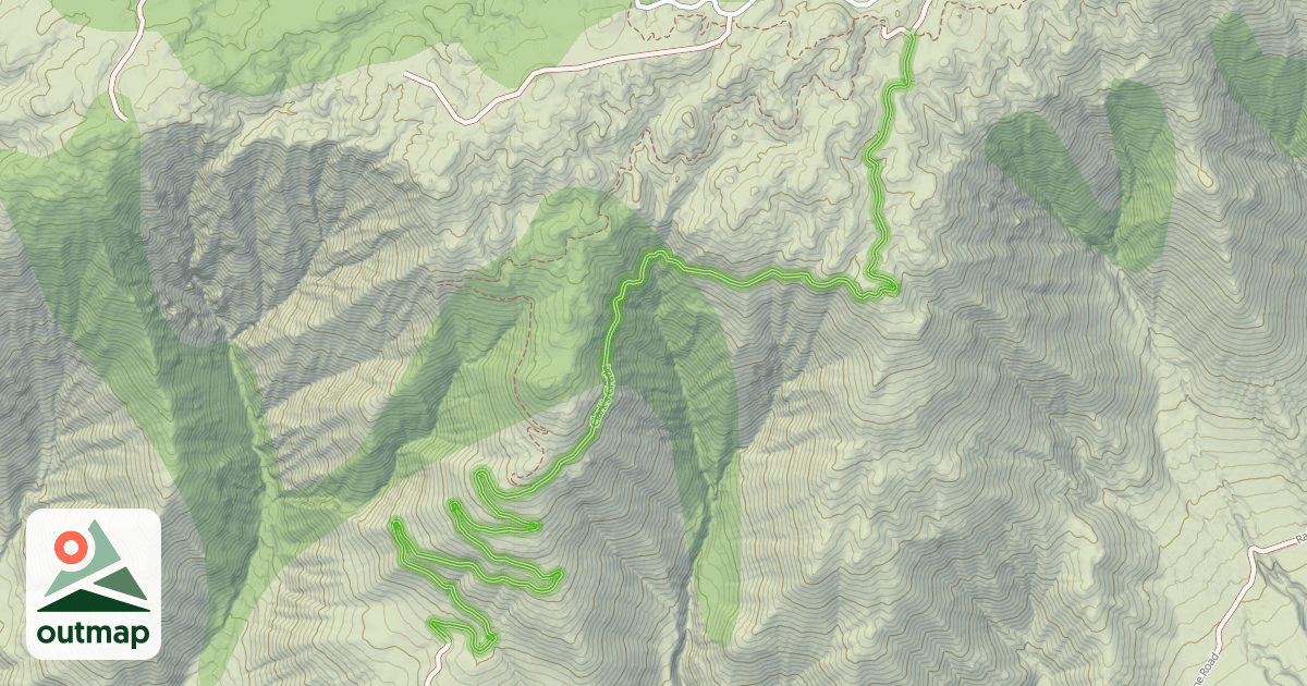 Map of Clark's Grade