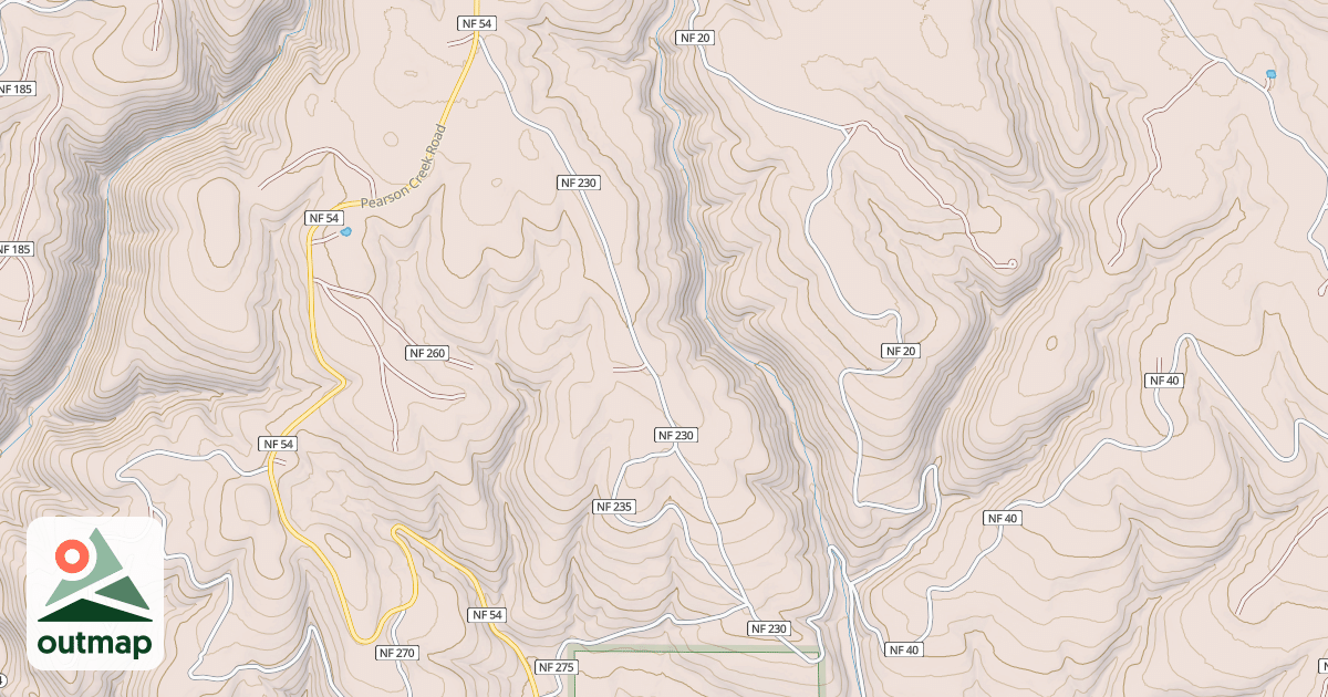 Map of USFS Motor Vehicle Use Map Roads {4ACE5D5D-AEE1-436B-A05E-C403317216FB}