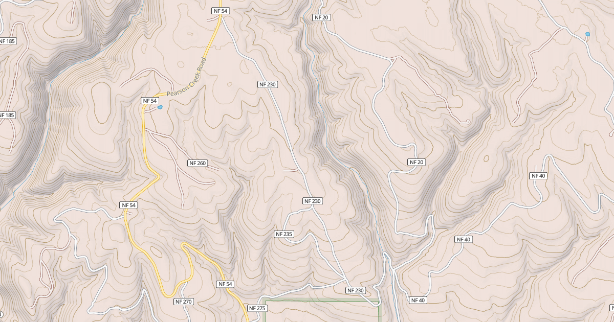 Map preview of USFS Motor Vehicle Use Map Roads {4ACE5D5D-AEE1-436B-A05E-C403317216FB}
