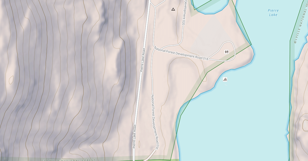 Map preview of PIERRE LAKE CAMPGROUND
