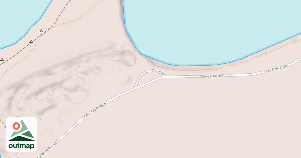 Map of COOKE DAY USE WEST
