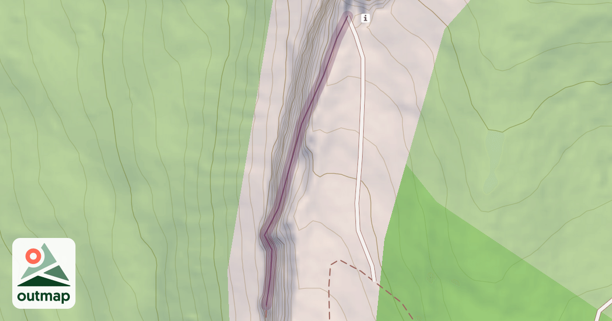 Map of Via Corda de la Vierge du Vercors