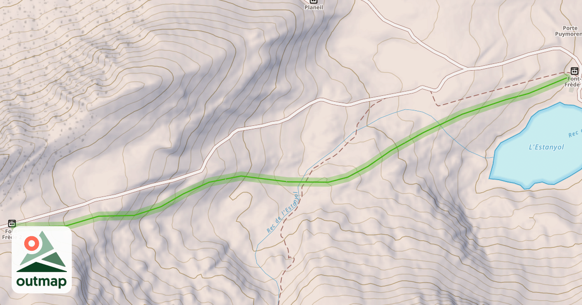 Map of Stade Slalom