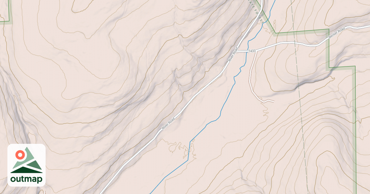 Map of Armenia Mountain Snowmobile Trails