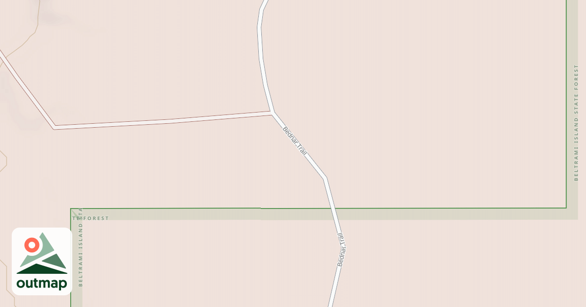Map of Warroad/Roseau Trails