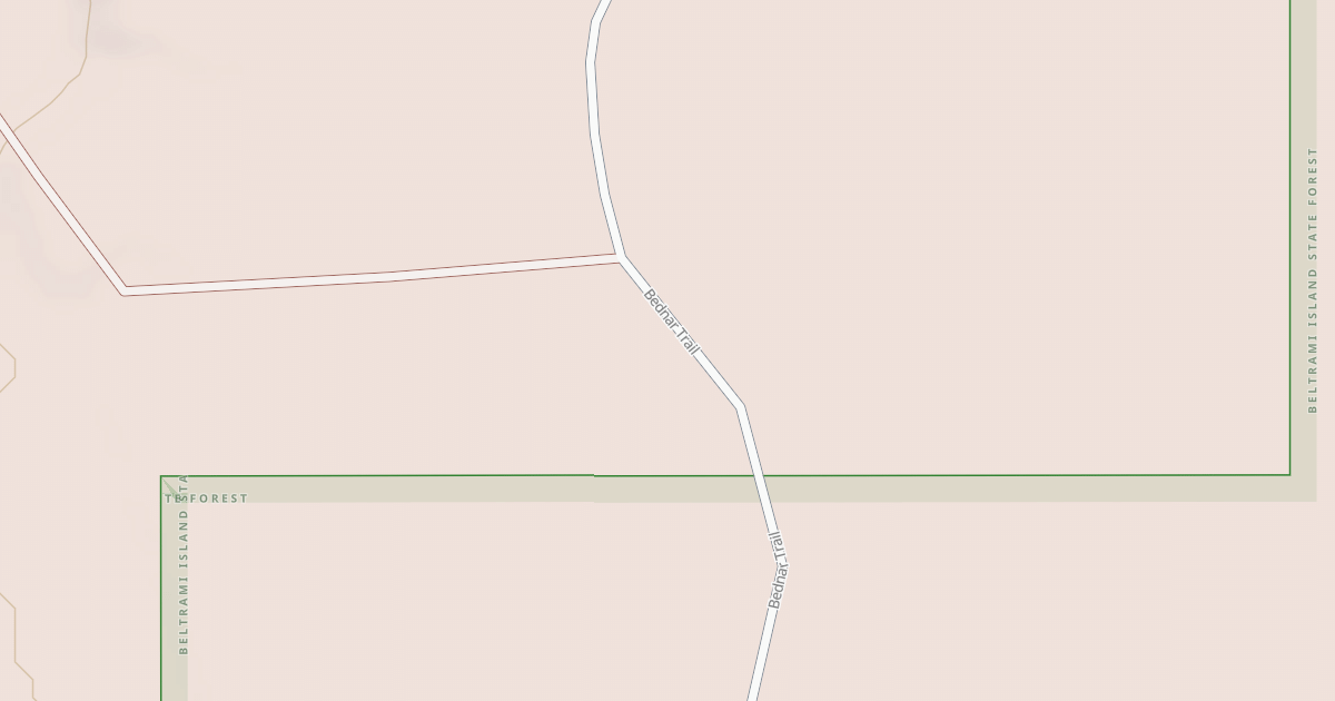 Map preview of Warroad/Roseau Trails