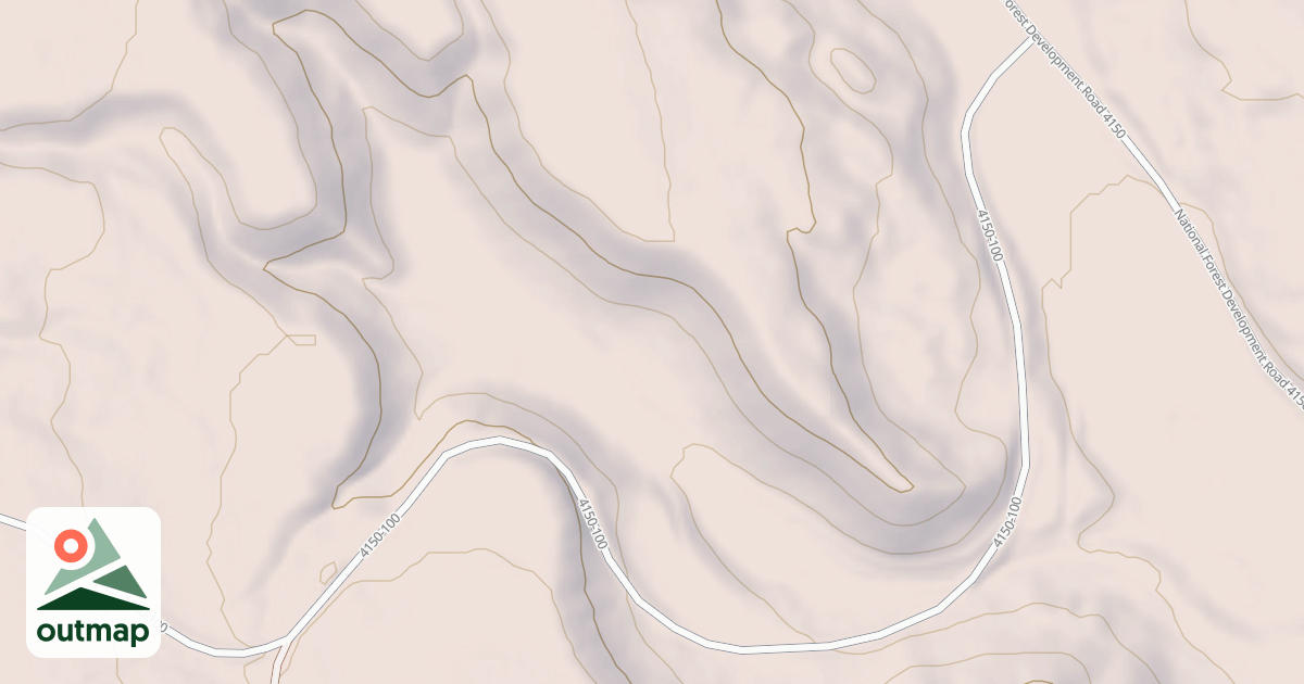 Map of LEECHER MTN