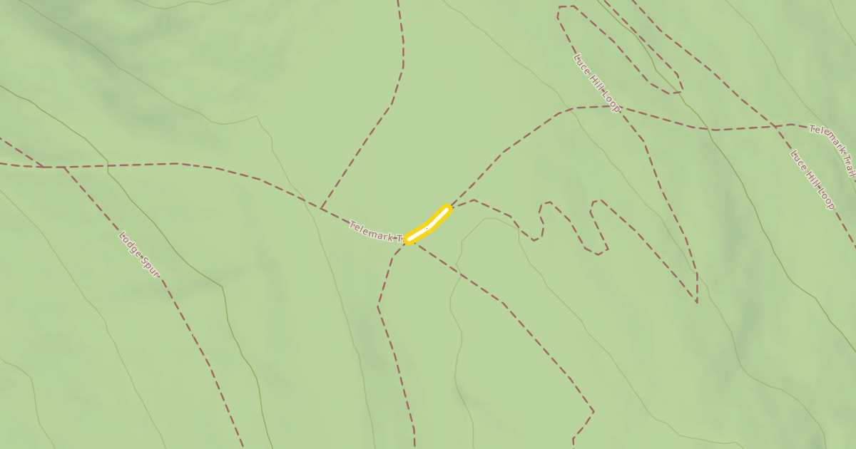 Map preview of Telemark Trail