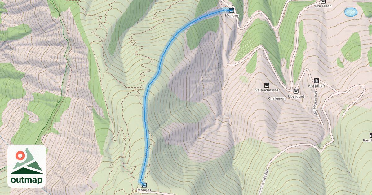 Map of Chabane vieille rouge