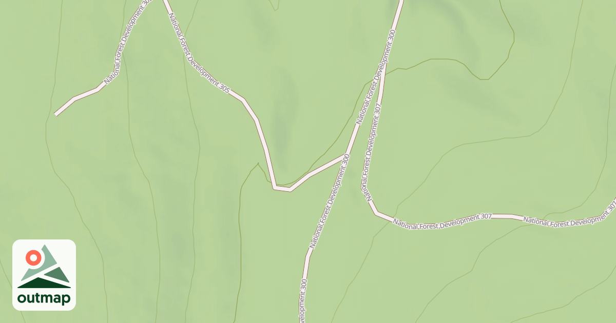 Map of USFS Motor Vehicle Use Map Roads {5FD38D76-99AB-4DC0-AB86-2B7C14C8E3FA}