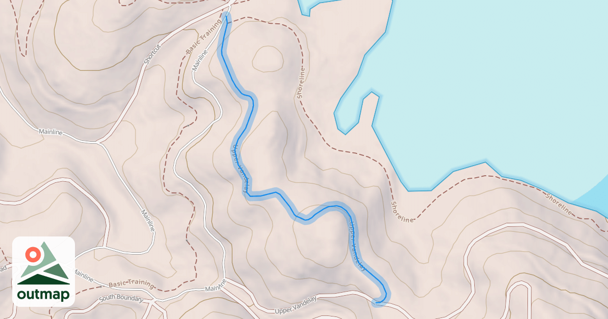 Map of Upper Vandelay