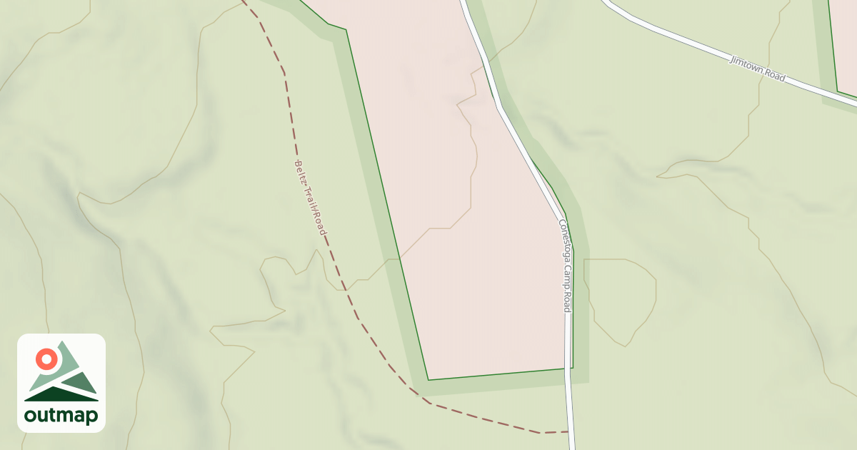 Map of Laurel Hill State Park Trails