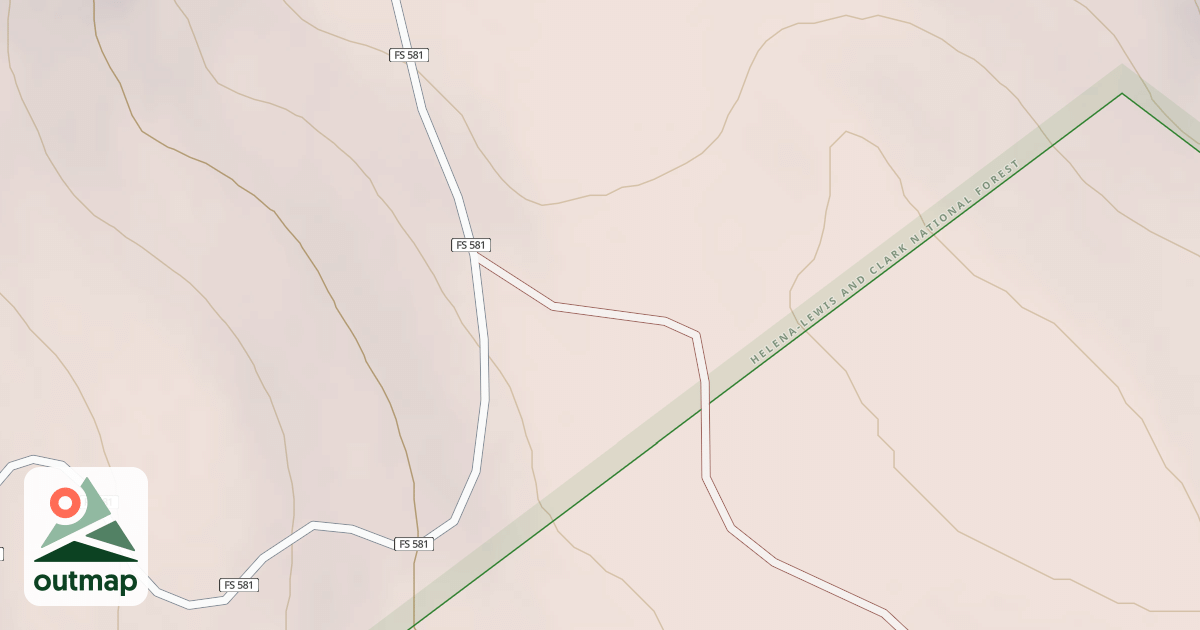 Map of BUCK SPUR