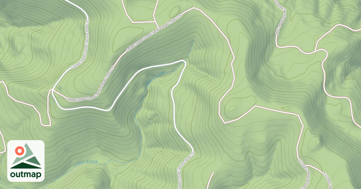Map of CASTLE ROCK RIDGE
