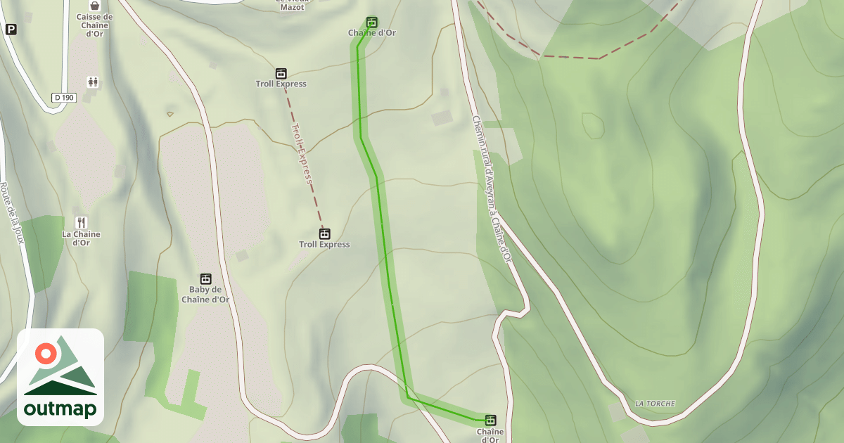 Map of Chaine d'Or