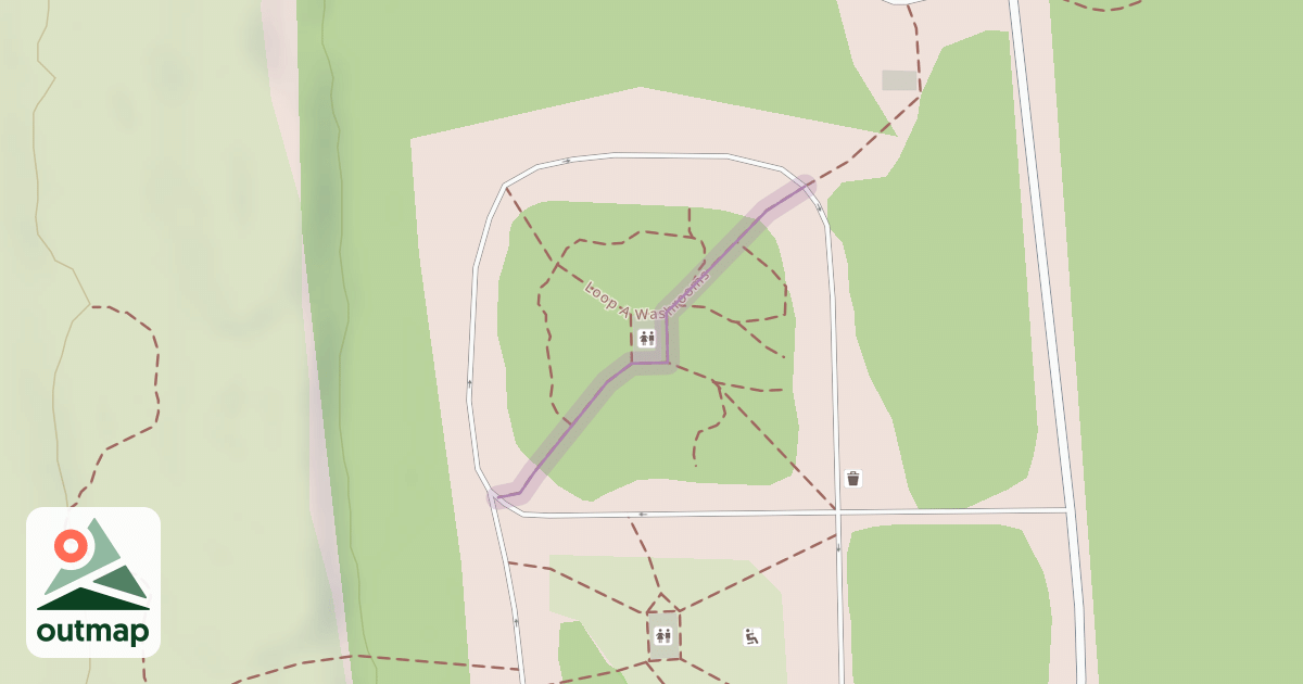 Map of Loop A Washrooms