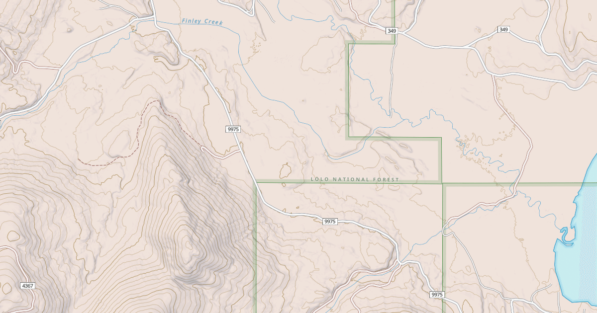 Map preview of LOST PRAIRIE CREEK