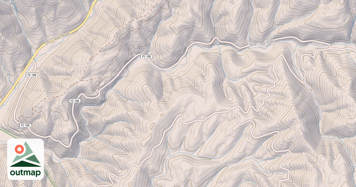 Map of BRIAR CREEK