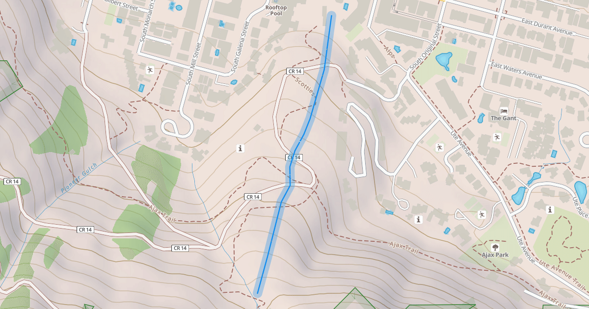 Map preview of Lower Little Nell